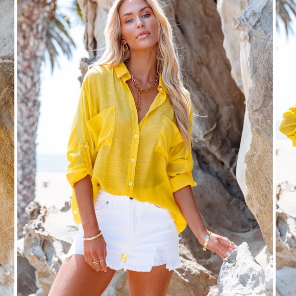 Vici Tops - Vici button down top